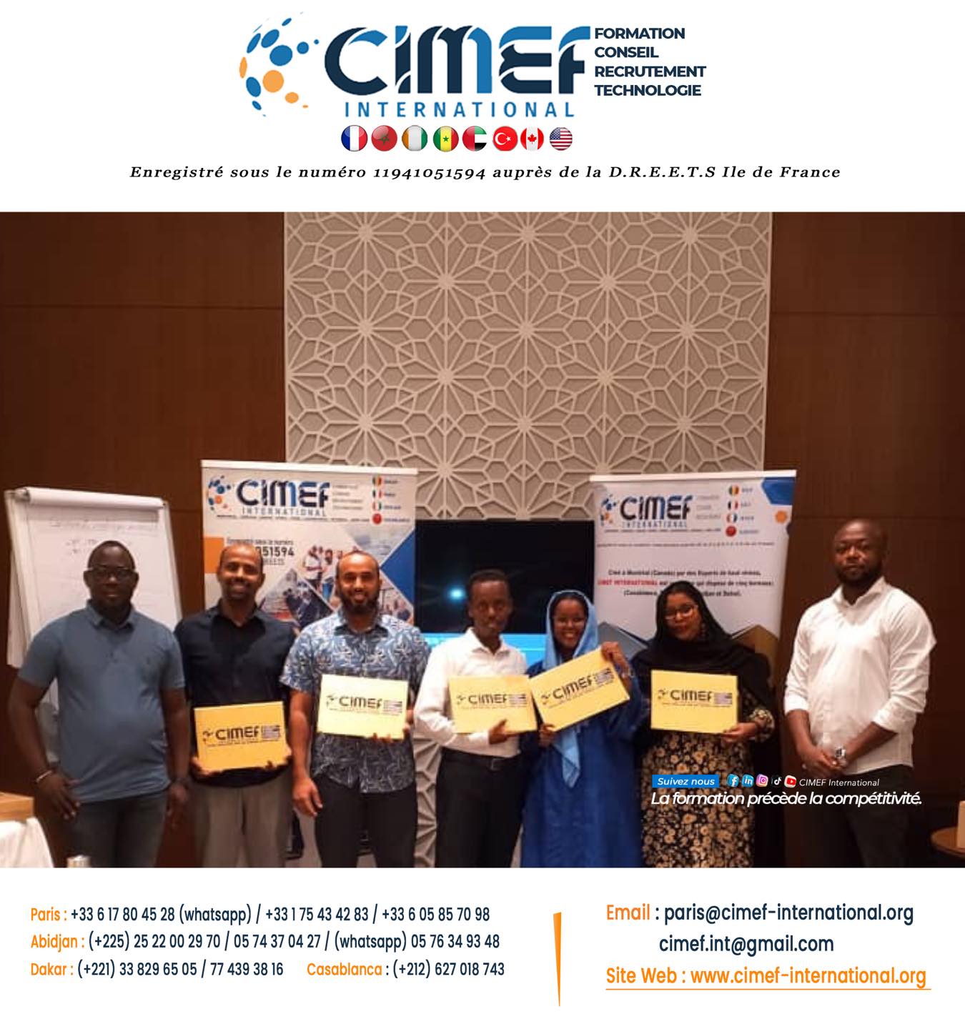 Clôture réussie à CIMEF INTERNATIONAL Dubaï_Du 18 août au 6 septembre 2025